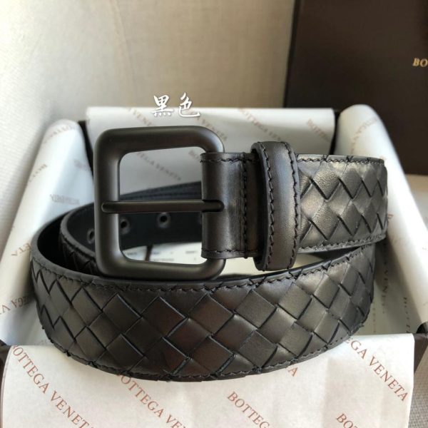 réplica,joyas,joyería,1:1,replica,fake,lujo,barato Cinturón ancho informal de negocios para hombre BV