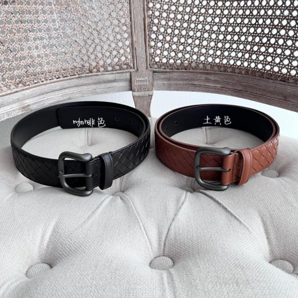 réplica,joyas,joyería,1:1,replica,fake,lujo,barato Cinturón ancho informal de negocios para hombre BV