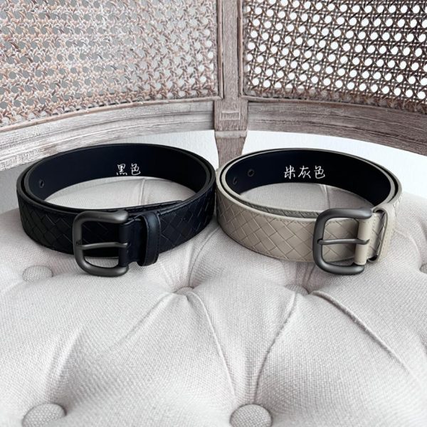 réplica,joyas,joyería,1:1,replica,fake,lujo,barato Cinturón ancho informal de negocios para hombre BV