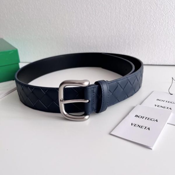 réplica,joyas,joyería,1:1,replica,fake,lujo,barato Cinturón ancho trenzado de hombre BV