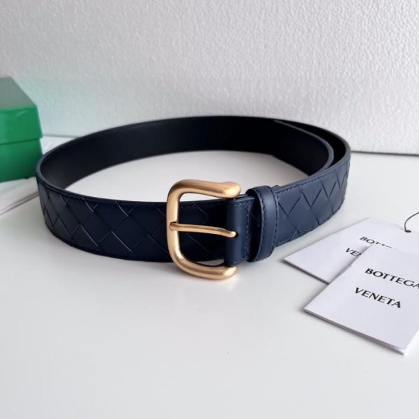 réplica,joyas,joyería,1:1,replica,fake,lujo,barato Cinturón ancho trenzado de hombre BV
