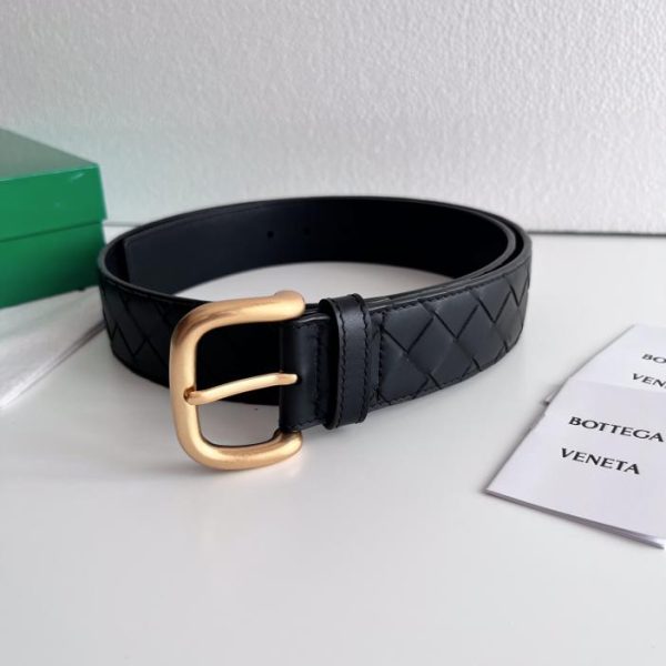 réplica,joyas,joyería,1:1,replica,fake,lujo,barato Cinturón ancho informal de negocios para hombre BV