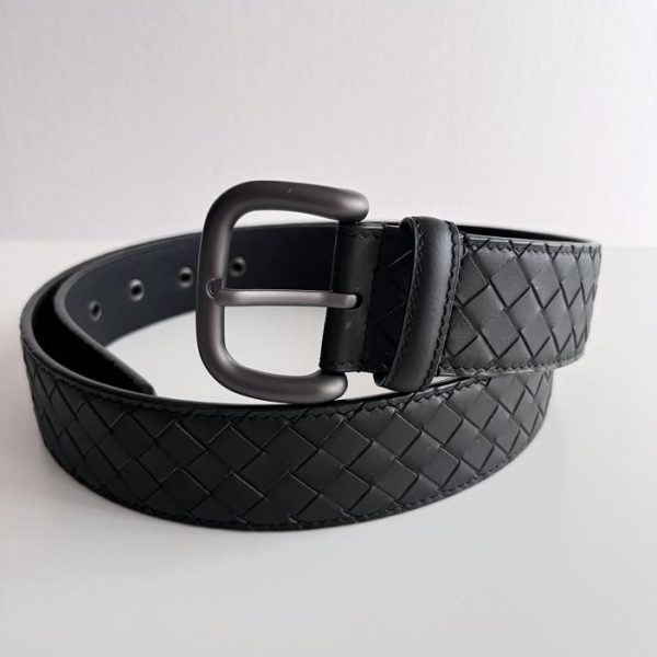 réplica,joyas,joyería,1:1,replica,fake,lujo,barato Cinturón ancho informal de negocios para hombre BV
