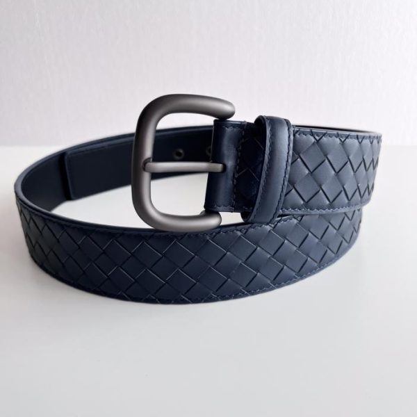 réplica,joyas,joyería,1:1,replica,fake,lujo,barato Cinturón ancho informal de negocios para hombre BV