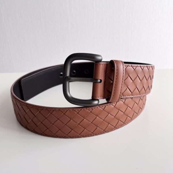 réplica,joyas,joyería,1:1,replica,fake,lujo,barato Cinturón ancho informal de negocios para hombre BV