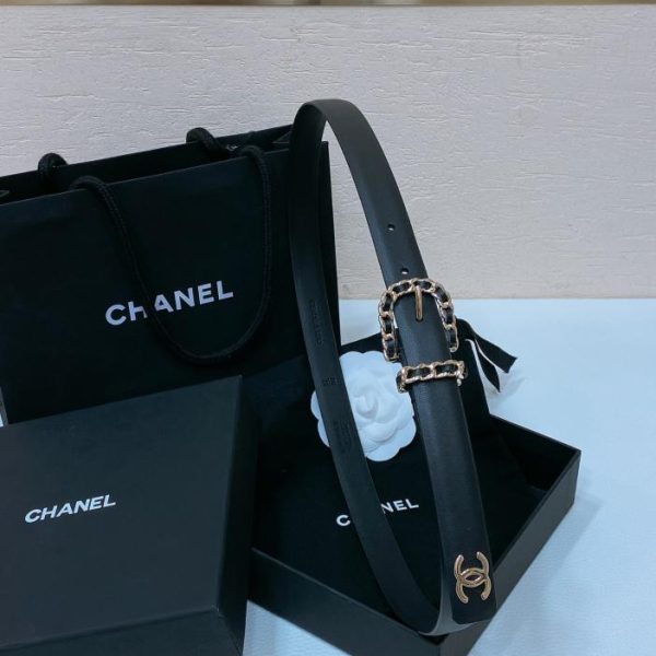 réplica,joyas,joyería,1:1,replica,fake,lujo,barato Chanel 24c/Piel de becerro 2,0 cm