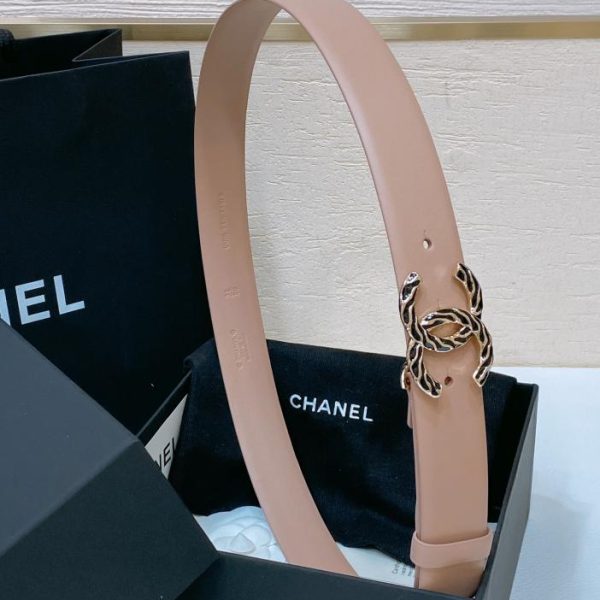 réplica,joyas,joyería,1:1,replica,fake,lujo,barato Chanel 24C piel de becerro 3,0 cm