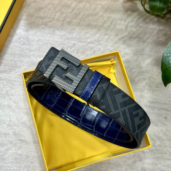 réplica,joyas,joyería,1:1,replica,fake,lujo,barato Cinturón FENDI de 4,0 cm de ancho.