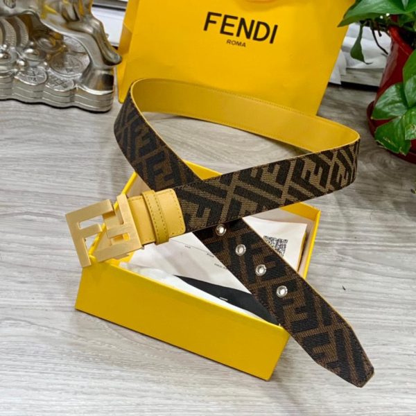 réplica,joyas,joyería,1:1,replica,fake,lujo,barato FENDl ancho 3,8 CM