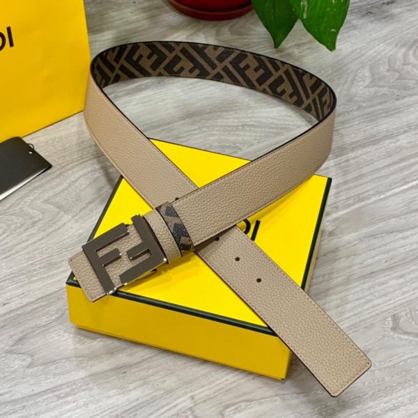 réplica,joyas,joyería,1:1,replica,fake,lujo,barato Cinturón reversible de doble trabilla FENDI