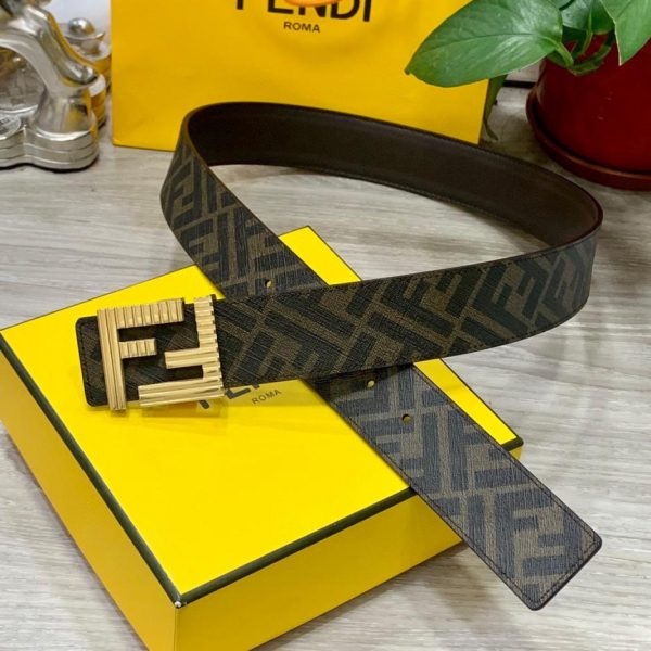 réplica,joyas,joyería,1:1,replica,fake,lujo,barato Cinturón reversible de doble trabilla FENDI