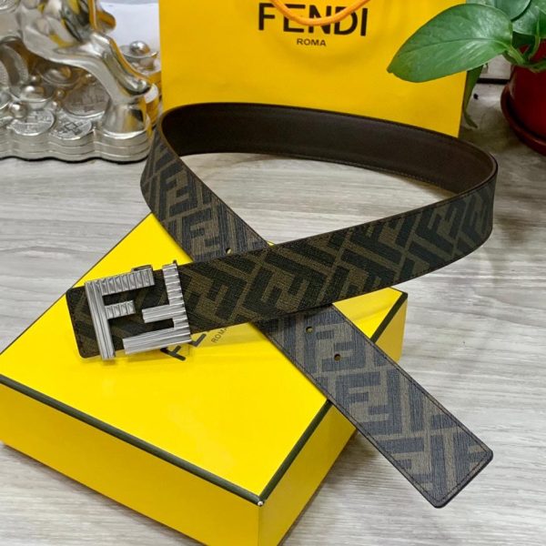 réplica,joyas,joyería,1:1,replica,fake,lujo,barato Cinturón reversible de doble trabilla FENDI