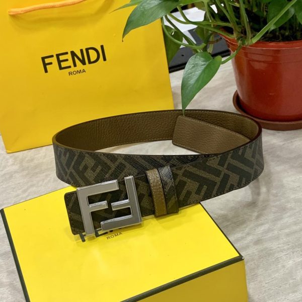 réplica,joyas,joyería,1:1,replica,fake,lujo,barato Cinturón reversible de doble trabilla FENDI