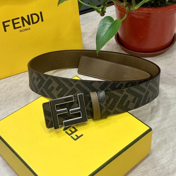 réplica,joyas,joyería,1:1,replica,fake,lujo,barato Cinturón reversible de doble trabilla FENDI