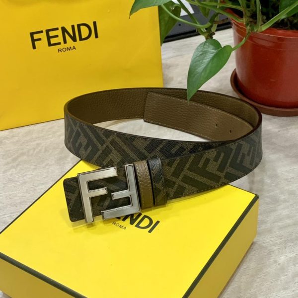 réplica,joyas,joyería,1:1,replica,fake,lujo,barato Cinturón reversible de doble trabilla FENDI