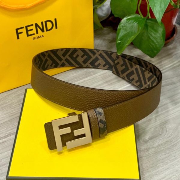 réplica,joyas,joyería,1:1,replica,fake,lujo,barato Cinturón reversible de doble trabilla FENDI