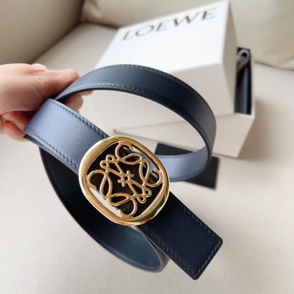 réplica,joyas,joyería,1:1,replica,fake,lujo,barato Cinturón Anagrama LOEWE de piel vacuna