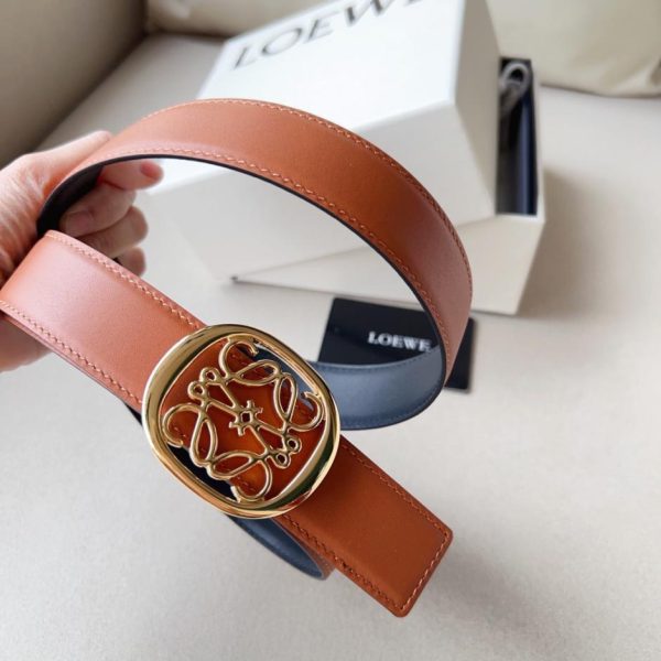 réplica,joyas,joyería,1:1,replica,fake,lujo,barato Cinturón Anagrama LOEWE de piel vacuna