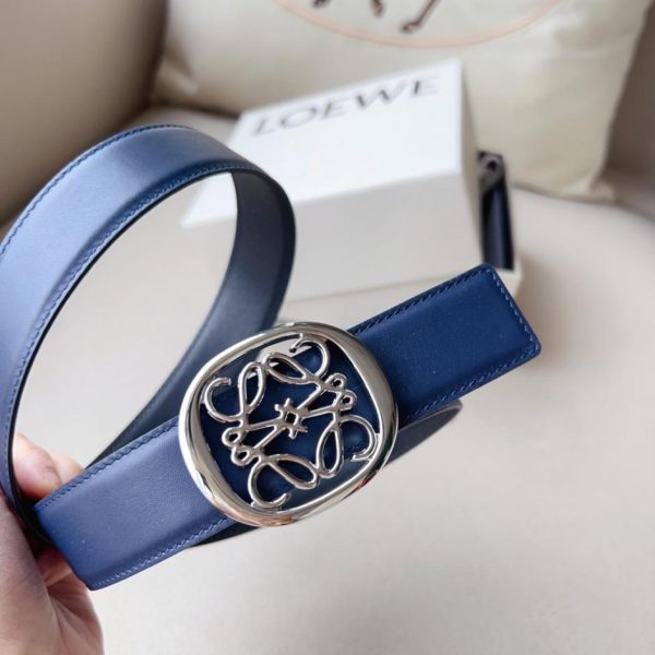 réplica,joyas,joyería,1:1,replica,fake,lujo,barato Cinturón Anagrama LOEWE de piel vacuna