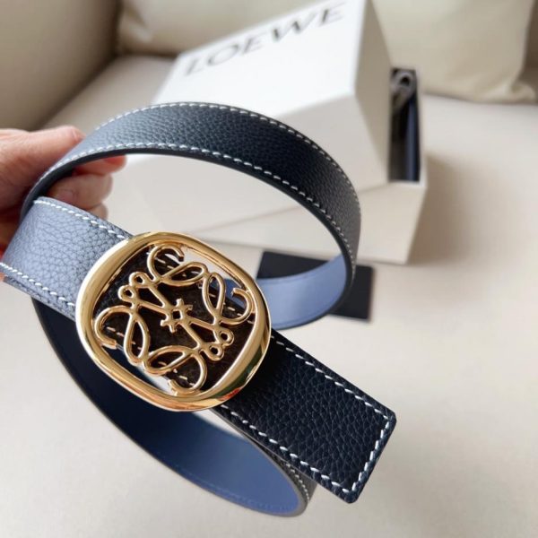 réplica,joyas,joyería,1:1,replica,fake,lujo,barato Cinturón Anagrama LOEWE de piel vacuna