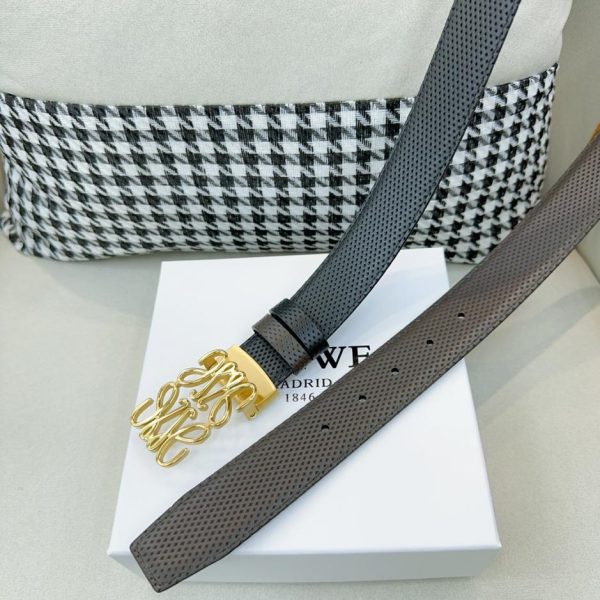 réplica,joyas,joyería,1:1,replica,fake,lujo,barato Primera capa de piel de vacuno LOEWE, ancho 3,5 CM