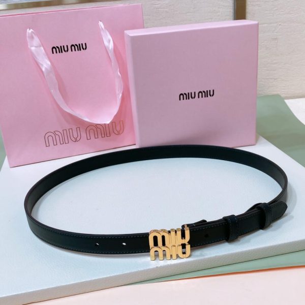 réplica,joyas,joyería,1:1,replica,fake,lujo,barato Miu Miu contador nuevo cinturón 2
