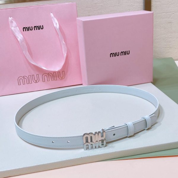 réplica,joyas,joyería,1:1,replica,fake,lujo,barato Miu Miu cinturón con hebilla metálica 3.5
