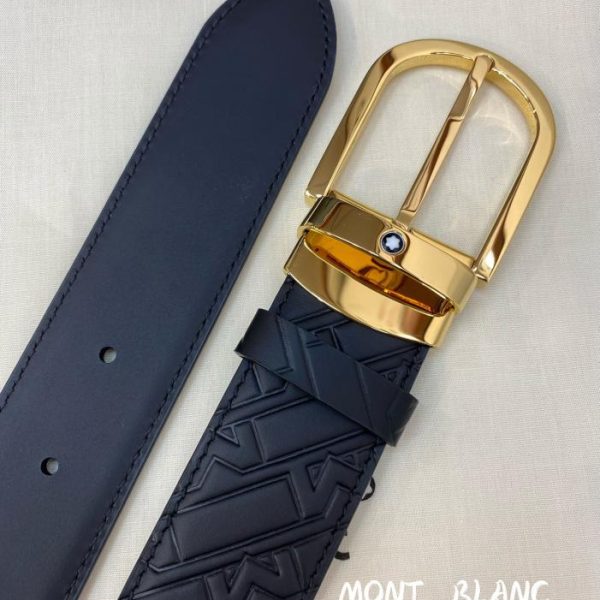 réplica,joyas,joyería,1:1,replica,fake,lujo,barato Cinturón Montblanc de 3,5 cm de ancho.