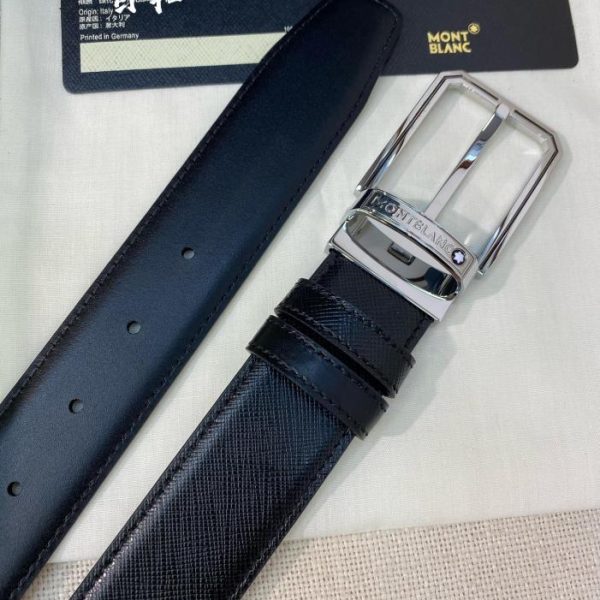 réplica,joyas,joyería,1:1,replica,fake,lujo,barato Cinturón Montblanc de 3,5 cm de ancho.