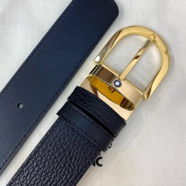 réplica,joyas,joyería,1:1,replica,fake,lujo,barato Cinturón Montblanc de 3,5 cm de ancho.