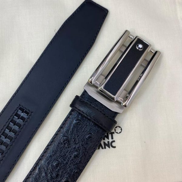 réplica,joyas,joyería,1:1,replica,fake,lujo,barato Cinturón Montblanc hombre ancho 34MM