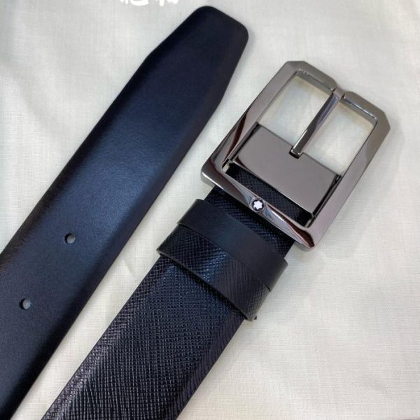 réplica,joyas,joyería,1:1,replica,fake,lujo,barato Cinturón Montblanc de 3,5 cm de ancho.