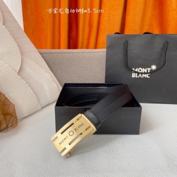 réplica,joyas,joyería,1:1,replica,fake,lujo,barato Montblanc hombre ancho 3,5 cm.