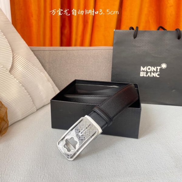 réplica,joyas,joyería,1:1,replica,fake,lujo,barato Montblanc hombre ancho 3,5 cm.