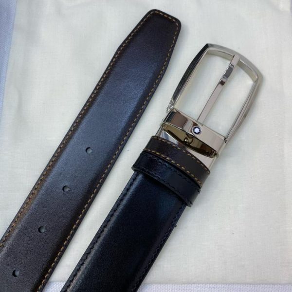 réplica,joyas,joyería,1:1,replica,fake,lujo,barato Cinturón Montblanc de 3,5 cm de ancho.