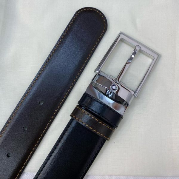 réplica,joyas,joyería,1:1,replica,fake,lujo,barato Cinturón Montblanc de 3,5 cm de ancho.