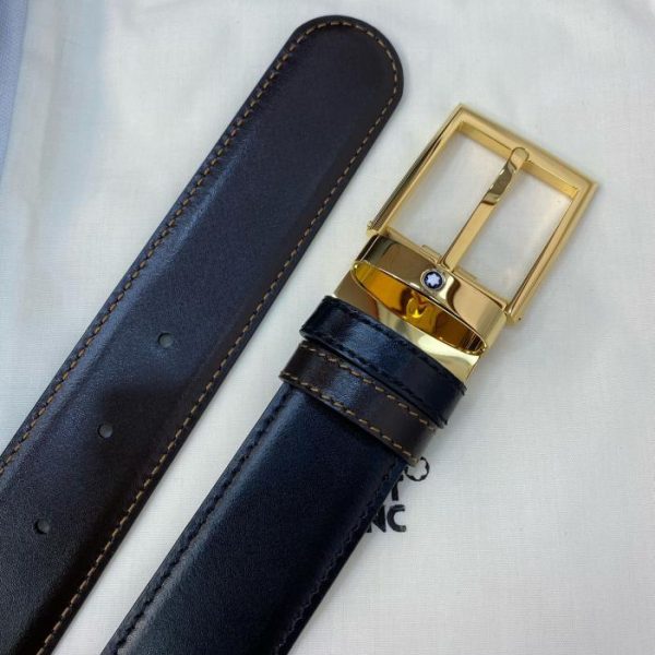 réplica,joyas,joyería,1:1,replica,fake,lujo,barato Cinturón Montblanc de 3,5 cm de ancho.