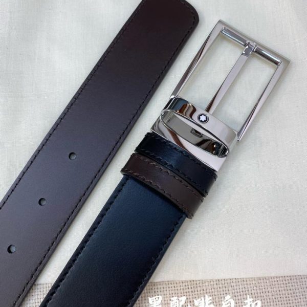 réplica,joyas,joyería,1:1,replica,fake,lujo,barato Cinturón Montblanc de 3,5 cm de ancho.