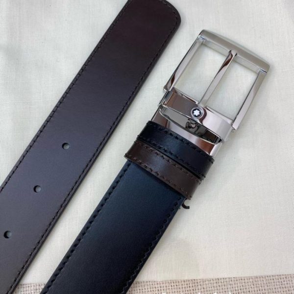 réplica,joyas,joyería,1:1,replica,fake,lujo,barato Cinturón Montblanc de 3,5 cm de ancho.