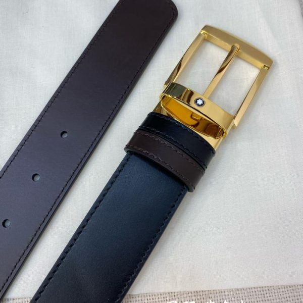 réplica,joyas,joyería,1:1,replica,fake,lujo,barato Cinturón Montblanc de 3,5 cm de ancho.