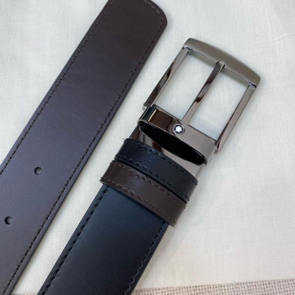 réplica,joyas,joyería,1:1,replica,fake,lujo,barato Cinturón Montblanc de 3,5 cm de ancho.