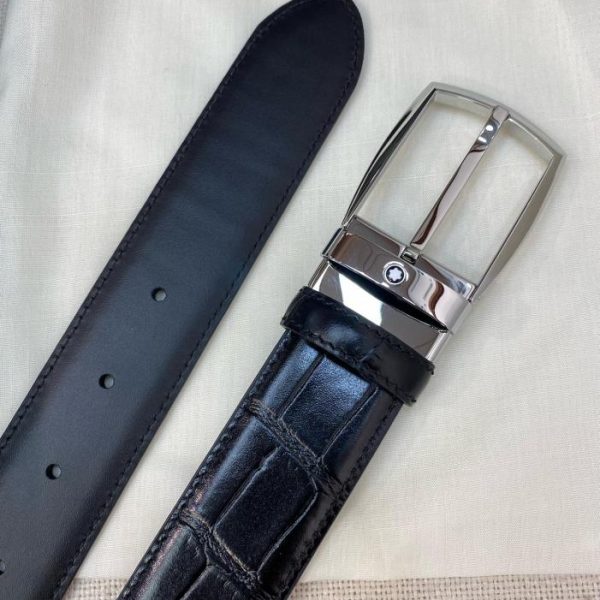 réplica,joyas,joyería,1:1,replica,fake,lujo,barato Cinturón Montblanc de 3,5 cm de ancho.