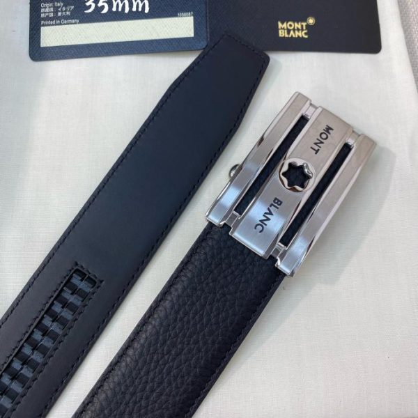 réplica,joyas,joyería,1:1,replica,fake,lujo,barato Cinturón Montblanc hombre ancho 34MM