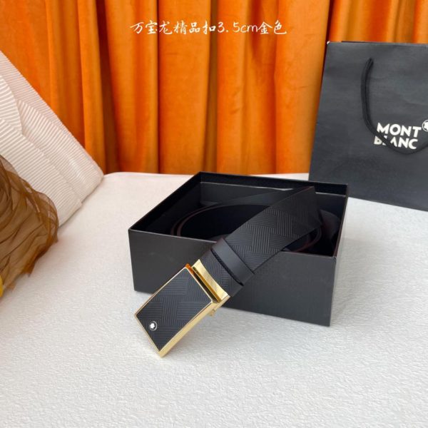 réplica,joyas,joyería,1:1,replica,fake,lujo,barato Montblanc hombre ancho 3,5 cm.