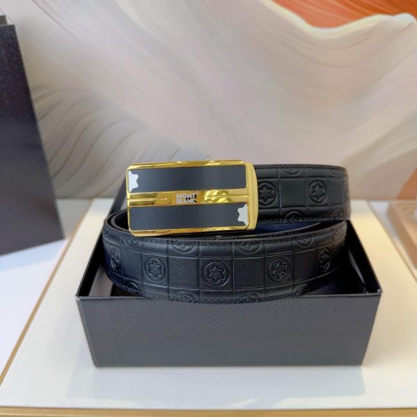 réplica,joyas,joyería,1:1,replica,fake,lujo,barato Montblanc hombre ancho 3,5 cm.