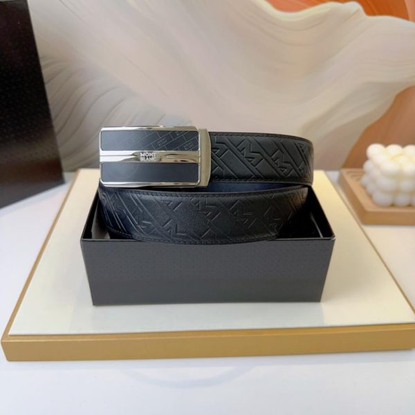 réplica,joyas,joyería,1:1,replica,fake,lujo,barato Montblanc hombre ancho 3,5 cm.