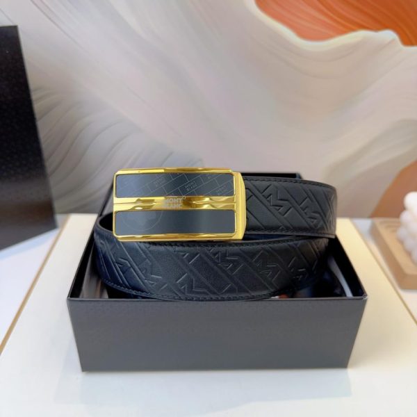 réplica,joyas,joyería,1:1,replica,fake,lujo,barato Montblanc hombre ancho 3,5 cm.