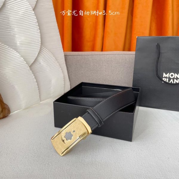 réplica,joyas,joyería,1:1,replica,fake,lujo,barato Montblanc hombre ancho 3,5 cm.