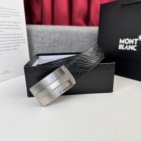 réplica,joyas,joyería,1:1,replica,fake,lujo,barato Montblanc nuevo cinturón ancho de hombre de 3,5 cm.