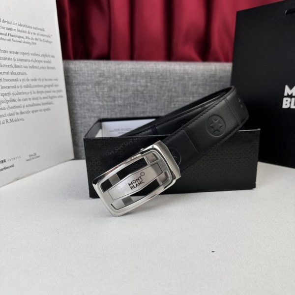 réplica,joyas,joyería,1:1,replica,fake,lujo,barato Montblanc nuevo cinturón ancho de hombre de 3,5 cm.